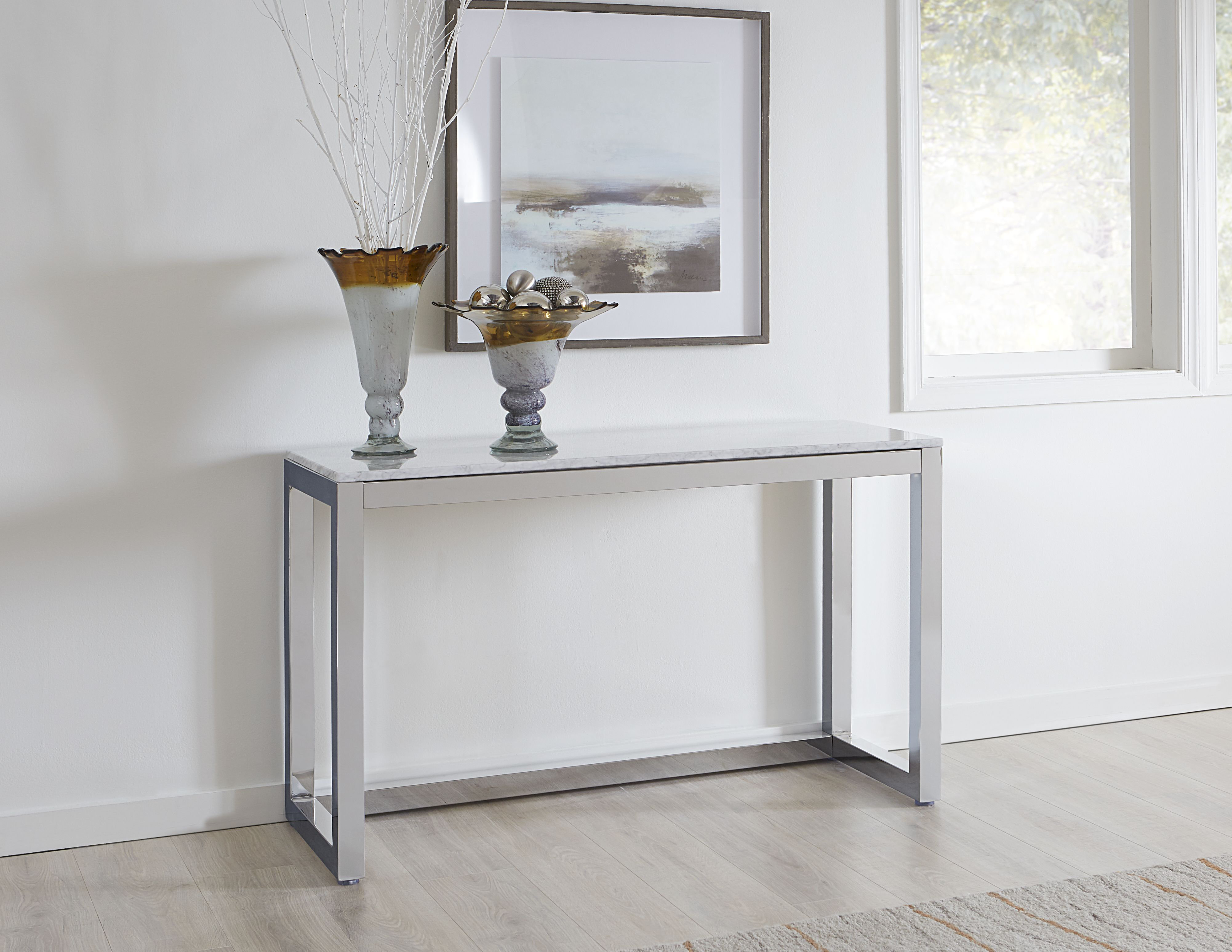 AllModern Dern Marble 50" Wide Console Table Wayfair Canada